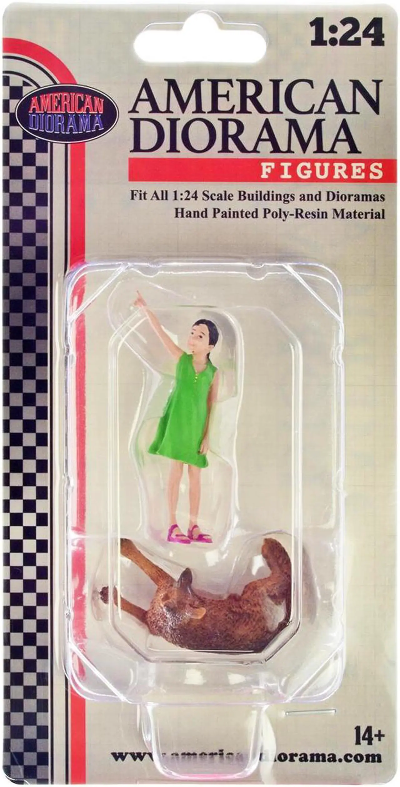 Alt view image 3 of 6 - "Figure24 Series 1" Figure 703 Set of 2 pieces for 1/24 Scale Models by American Diorama
