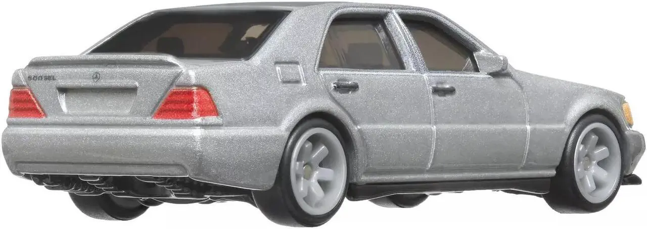 Alt view image 3 of 3 - Mercedes-Benz 500 SEL Silver Metallic "The Fast and the Furious: Tokyo Drift" (2006) Movie Diecast Model Car by Hot Wheels