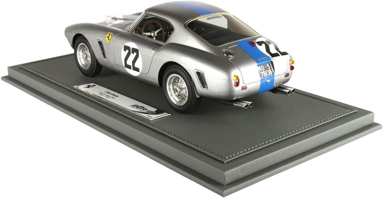 Alt view image 6 of 6 - Ferrari 250 SWB #22 "24 Hours of Le Mans" (1960) with DISPLAY CASE Limited Edition to 96 pieces Worldwide 1/18 Model Car by BBR