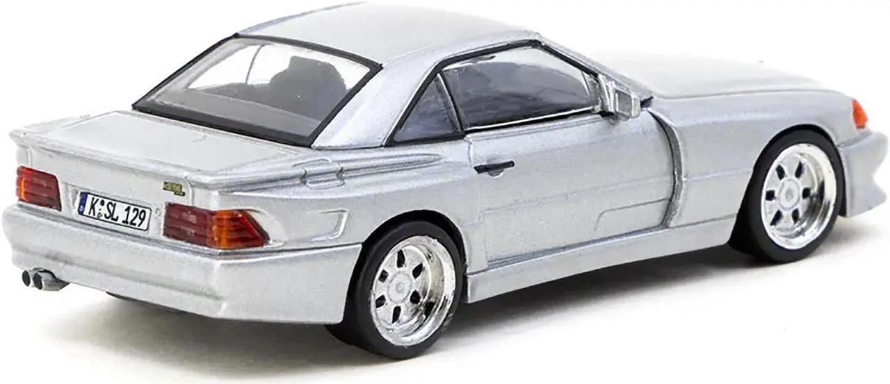 Alt view image 2 of 6 - Mercedes-Benz SL 500 Koenig Specials Silver Metallic "Global64" Series 1/64 Diecast Model Car by Tarmac Works