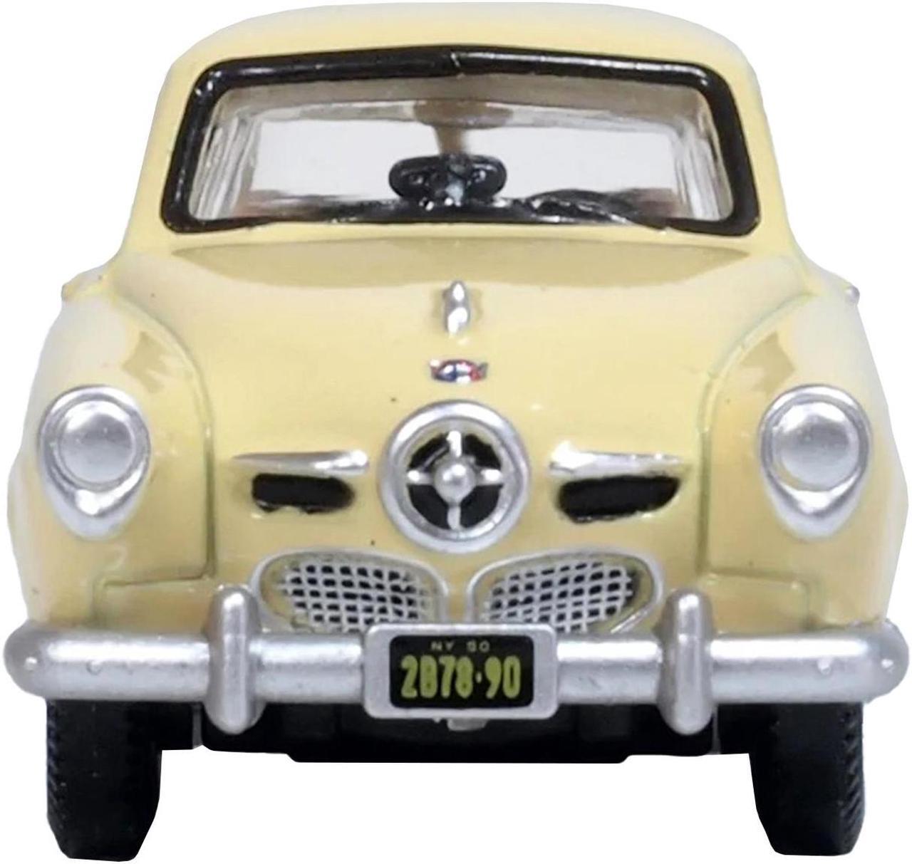 Alt view image 4 of 6 - 1950 Studebaker Champion Starlight Coupe Tulip Cream 1/87 (HO) Scale Diecast Model Car by Oxford Diecast