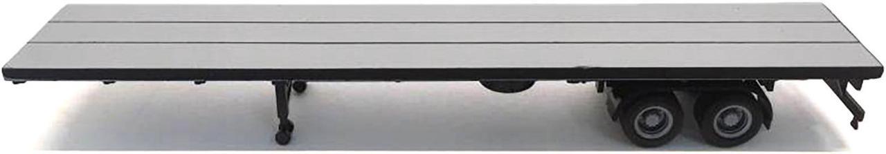Alt view image 4 of 9 - 48ft Flatbed Trailer Gray Top 1/87 (HO) Plastic Model by Promotex