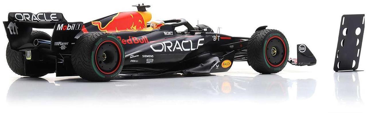 Alt view image 4 of 6 - Red Bull Racing RB19 #1 "Oracle" Winner F1 "Dutch GP" (2023) with Pit Board and Acrylic Display Case  1/18 Model Car by Spark