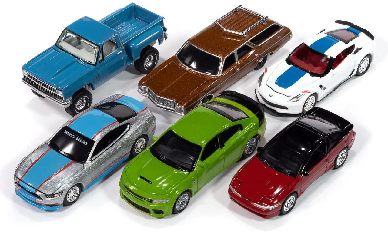 Alt view image 2 of 6 - Auto World Premium 2024 Set A of 6 pieces Release 3 1/64 Diecast Model Cars by Auto World