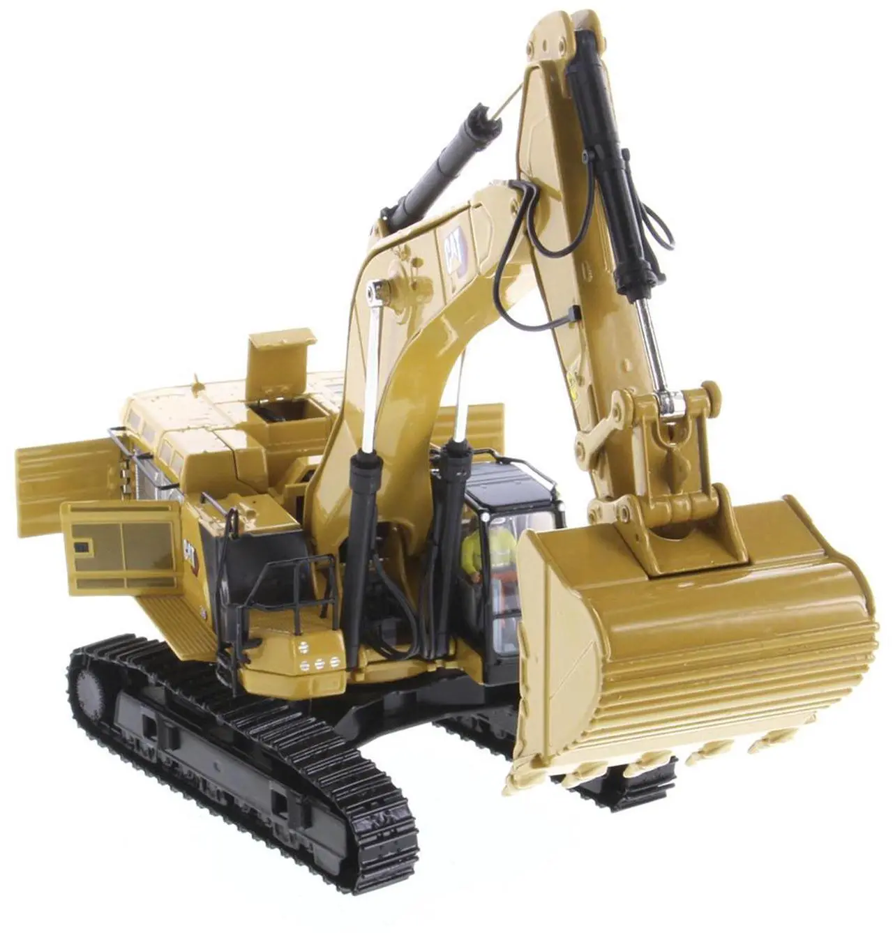 Alt view image 2 of 6 - CAT Caterpillar 395 Next Generation Hydraulic Excavator "Mass Excavation Version" Yellow 1/50 Diecast Model by Diecast Masters