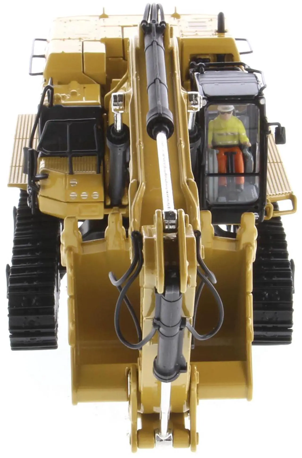 Alt view image 5 of 6 - CAT Caterpillar 395 Next Generation Hydraulic Excavator "Mass Excavation Version" Yellow 1/50 Diecast Model by Diecast Masters