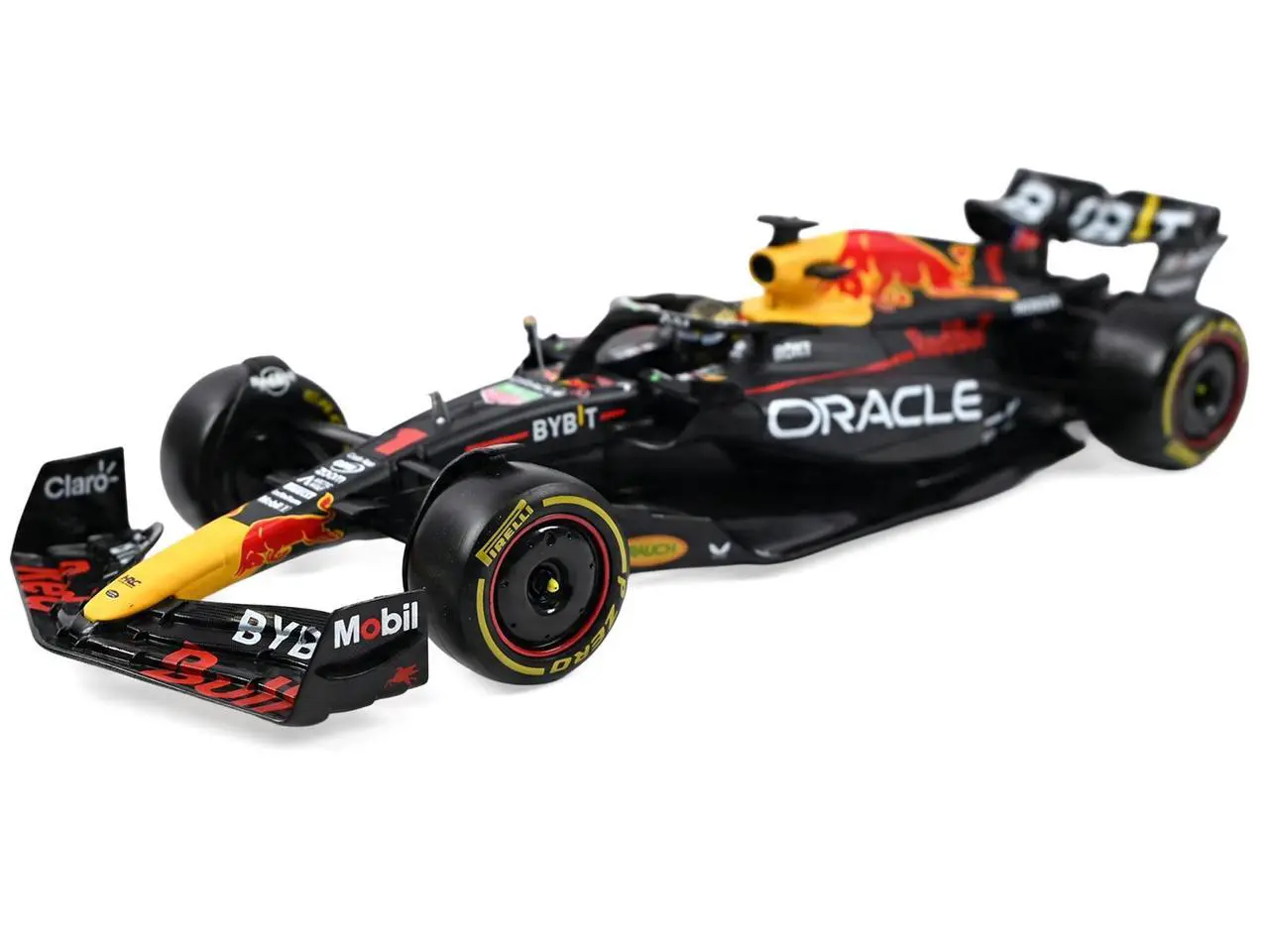 Alt view image 2 of 6 - Red Bull Racing RB19 #1 "Oracle" Winner F1 Championship "Drivers' Champion" (2023) w/Case 1/24 Diecast Model Car by Bburago