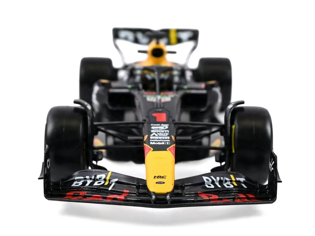 Alt view image 3 of 6 - Red Bull Racing RB19 #1 "Oracle" Winner F1 Championship "Drivers' Champion" (2023) w/Case 1/24 Diecast Model Car by Bburago