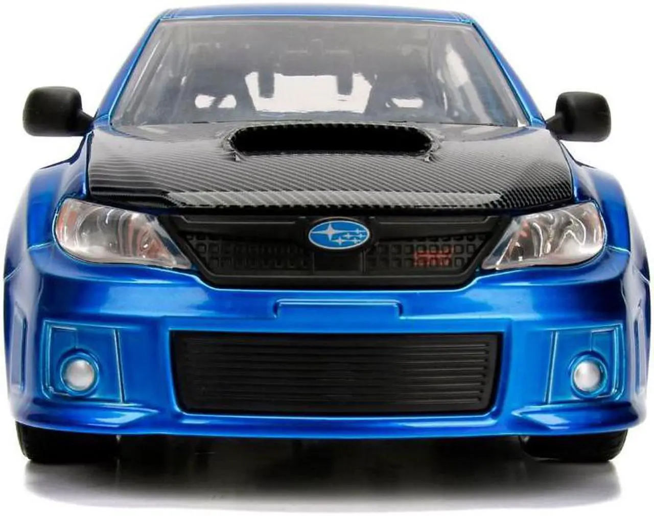 Alt view image 6 of 8 - Brian's Subaru Impreza WRX STI "Fast & Furious" Movie 1/24 Diecast Model Car by Jada