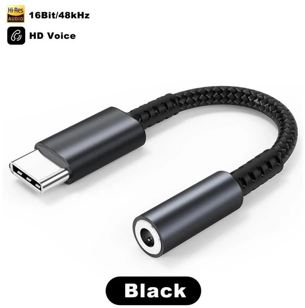 Main image of USB C to 3.5mm Audio Adapter USB Type C to 3.5mm Headphone Adapter for Galaxy S21 Ultra USB C to Aux Dongle Cable Cord DAC Stereo Earphone Adapters for Samsung S20 FE Note20 iPad Pro OnePlus 9 Pro 8T