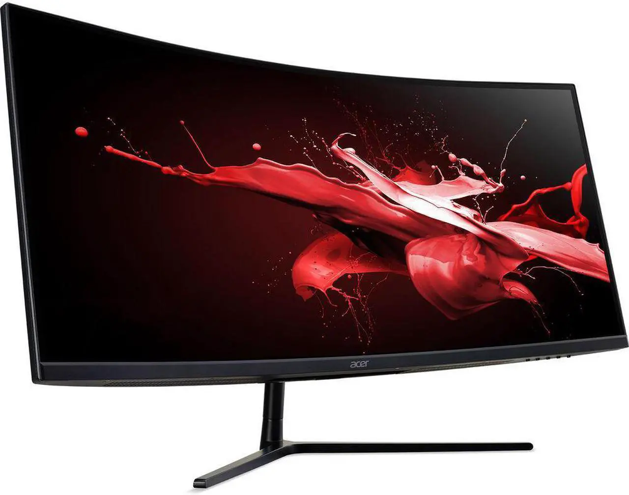 Alt view image 3 of 5 - Acer EI342CKR Pbmiippx 34" 3440 x 1440p (2K), 144 Hz 21:9 FreeSync Curved QHD VA Gaming Monitor