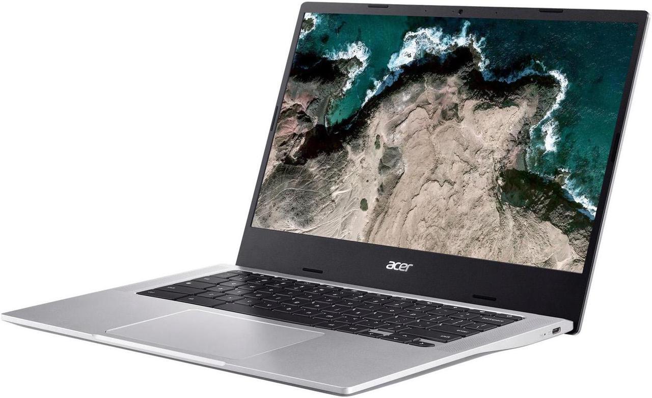 Alt view image 2 of 4 - Acer 514 - 14" Chromebook ARM Cortex A76 2.60GHz 8GB RAM 64GB FLASH ChromeOS (NX.AS1AA.003 - CB514-2H-K2HN)