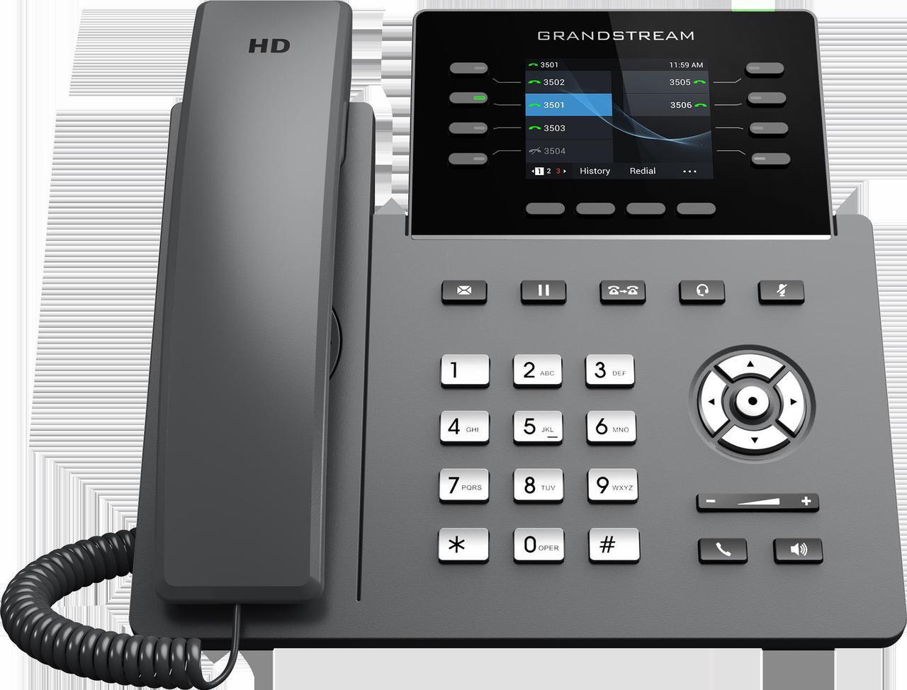 Main image of Grandstream 8 Lines, 4 SIP Accounts, 2.8in screen