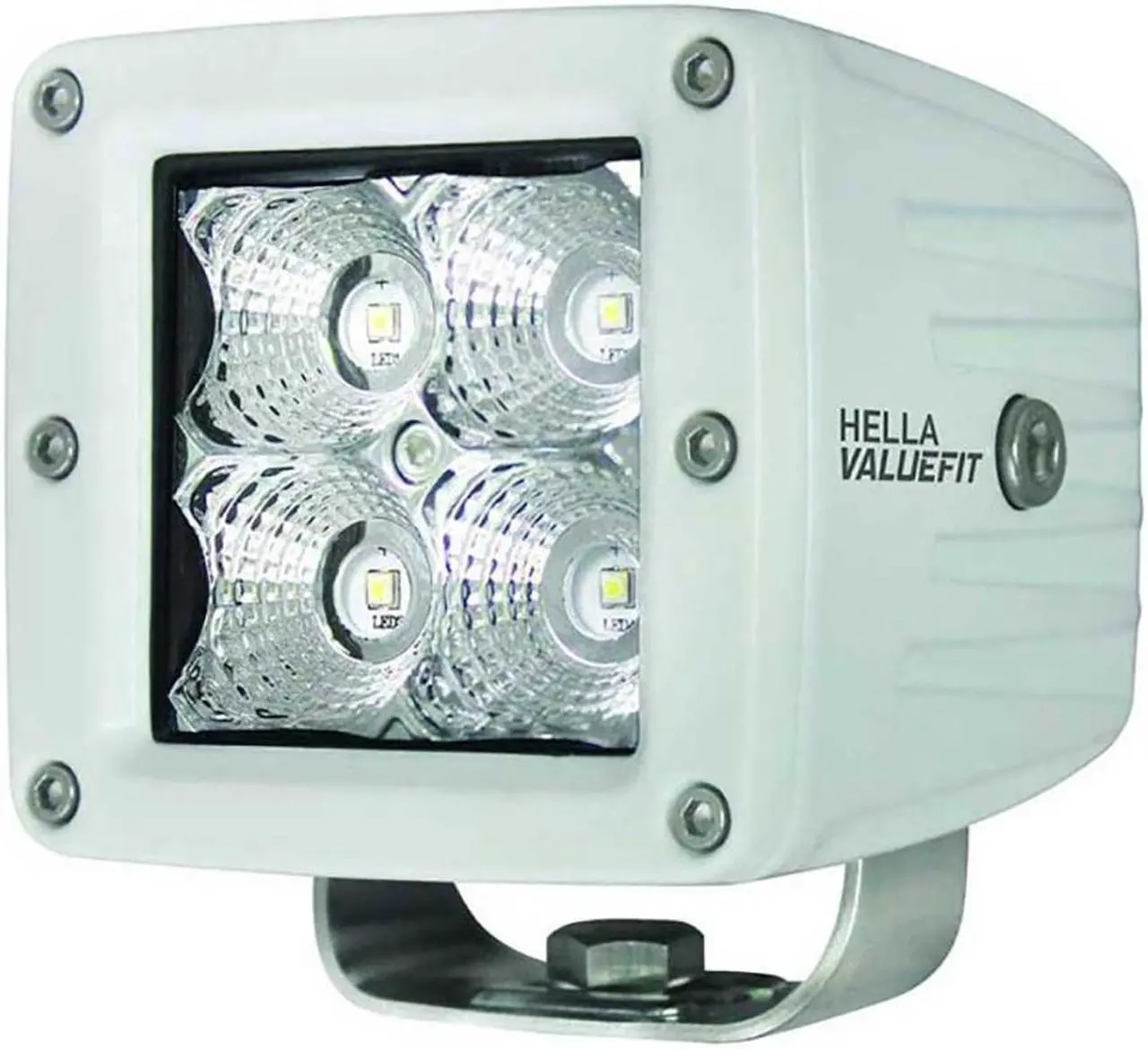 Alt view image 3 of 3 - Hella Marine Value Fit LED 4 Cube Flood Light - White