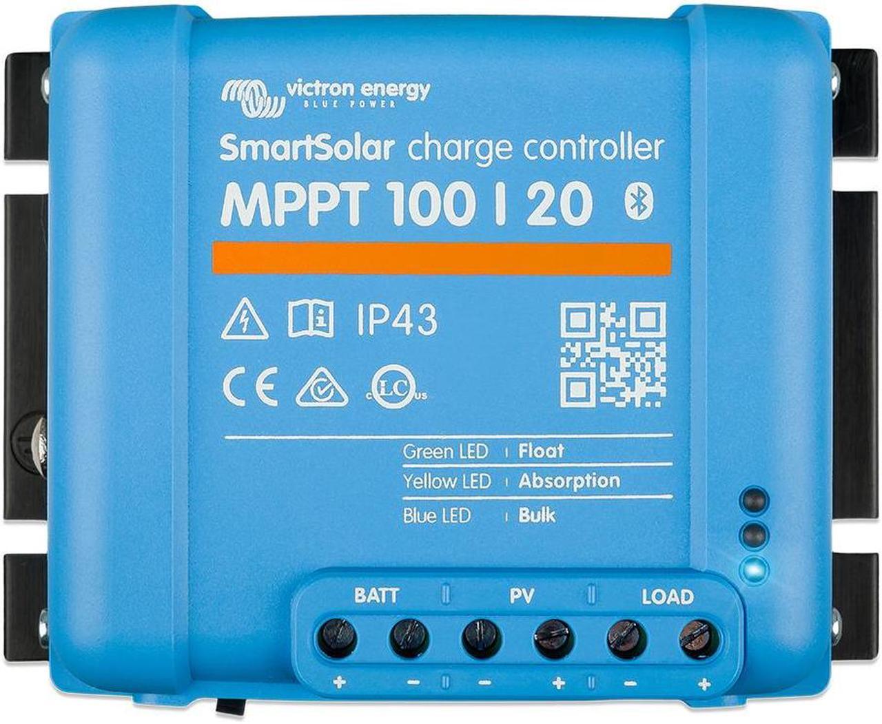 Main image of Victron SmartSolar MPPT 100/20 - Up to 48 VDC - UL Approved
