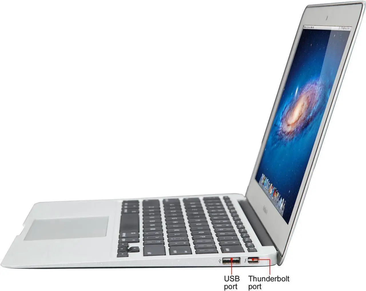 Alt view image 2 of 5 - Apple MacBook Air 11.6" (Core i5, 1.4GHz, 4GB RAM, 256GB SSD)  MD711LL/B  macOS  Ultra-Portable
