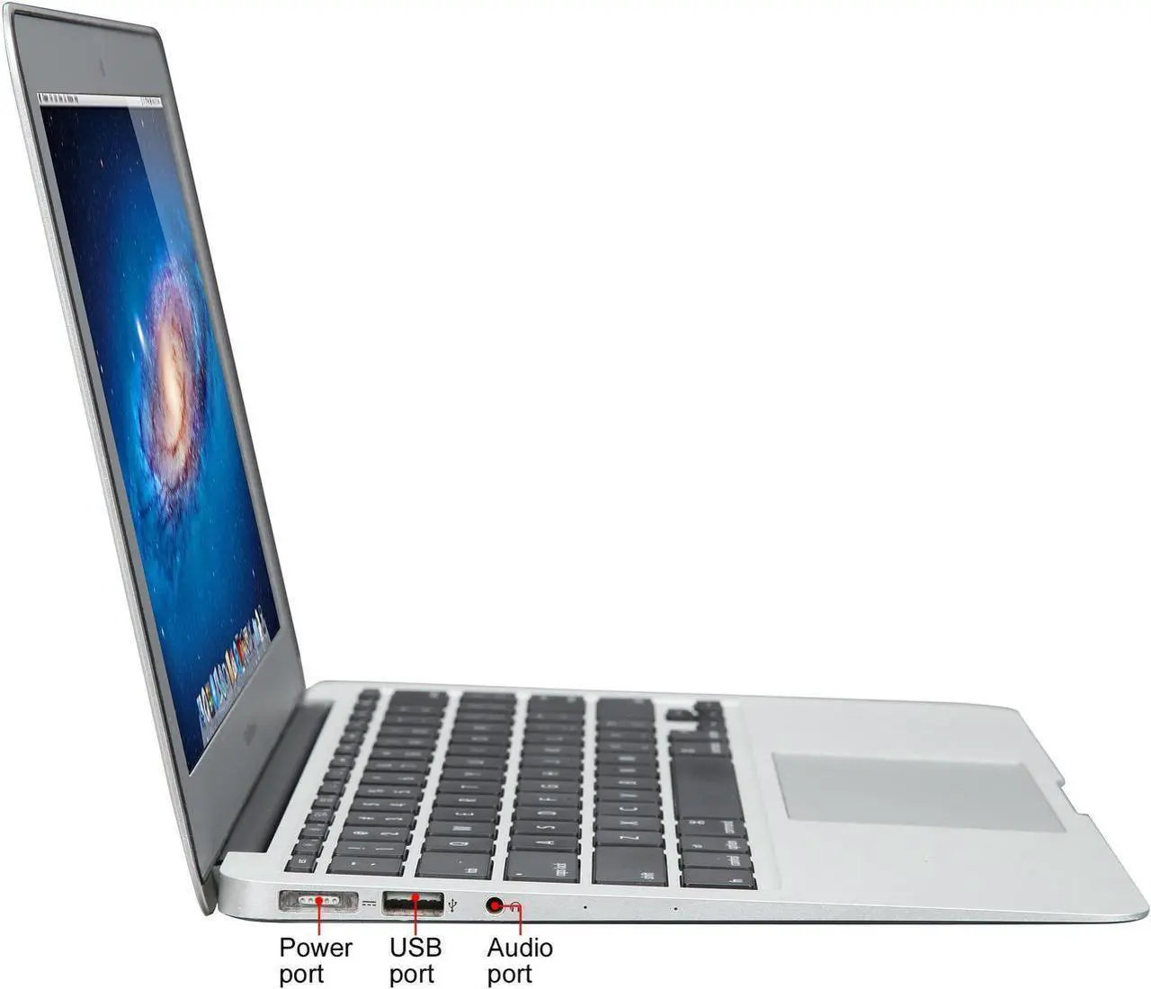 Alt view image 3 of 5 - Apple MacBook Air 11.6" (Core i5, 1.4GHz, 4GB RAM, 256GB SSD)  MD711LL/B  macOS  Ultra-Portable