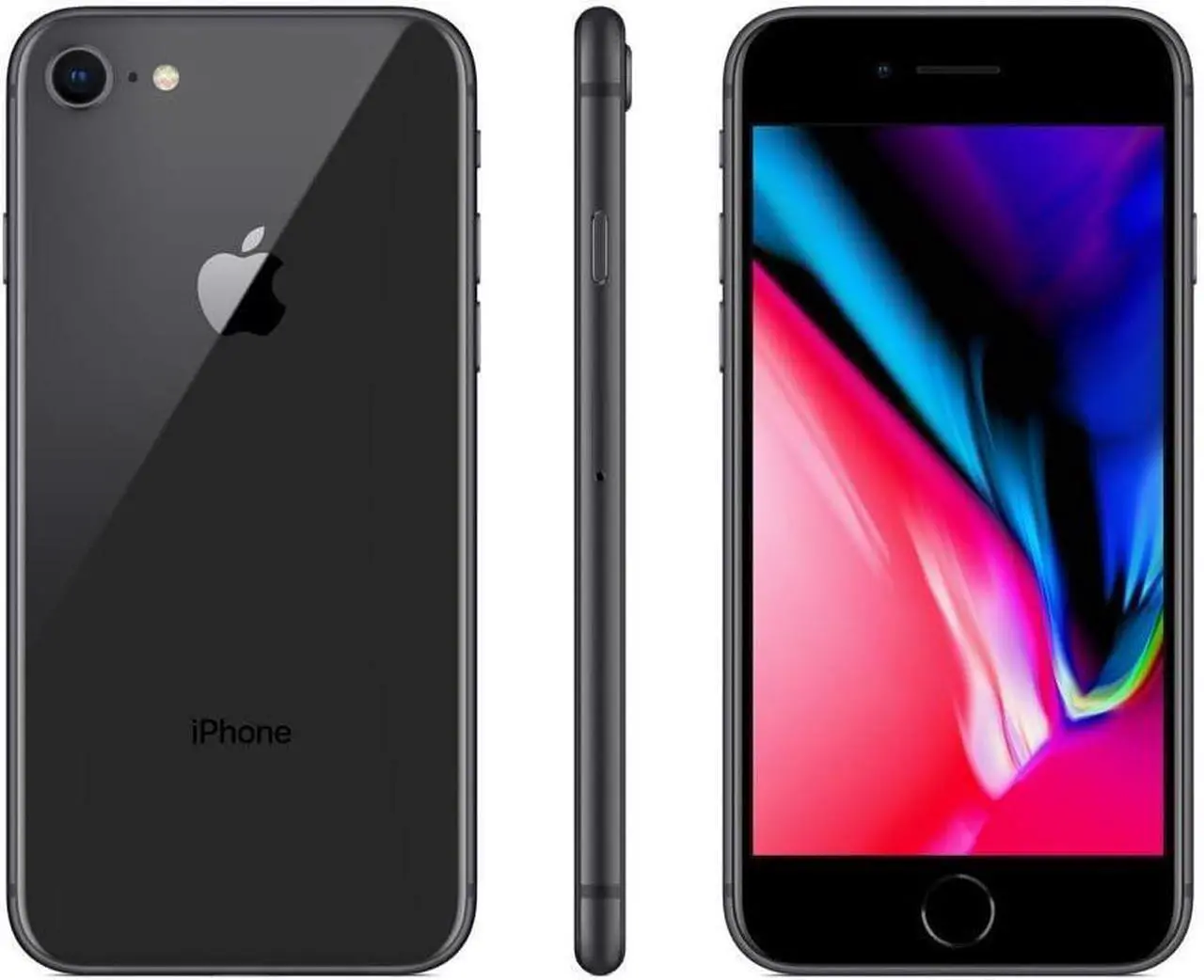 Alt view image 3 of 4 - Apple iPhone 8 64GB Fully Unlocked Space Gray - Very Good condition