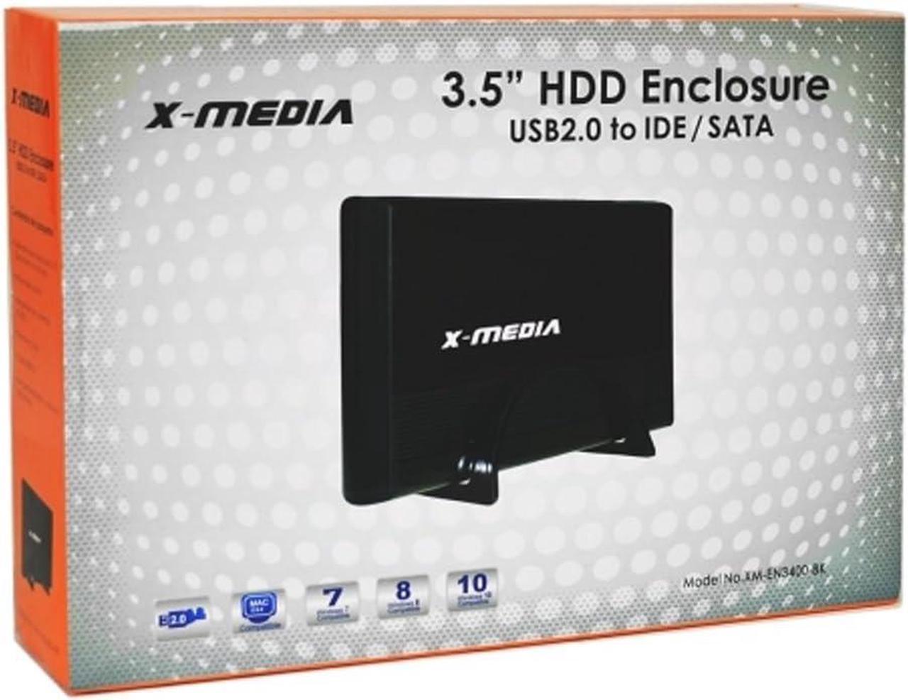 Main image of X-MEDIA 3.5-Inch USB 2.0 SATA/IDE HDD External Enclosure Case