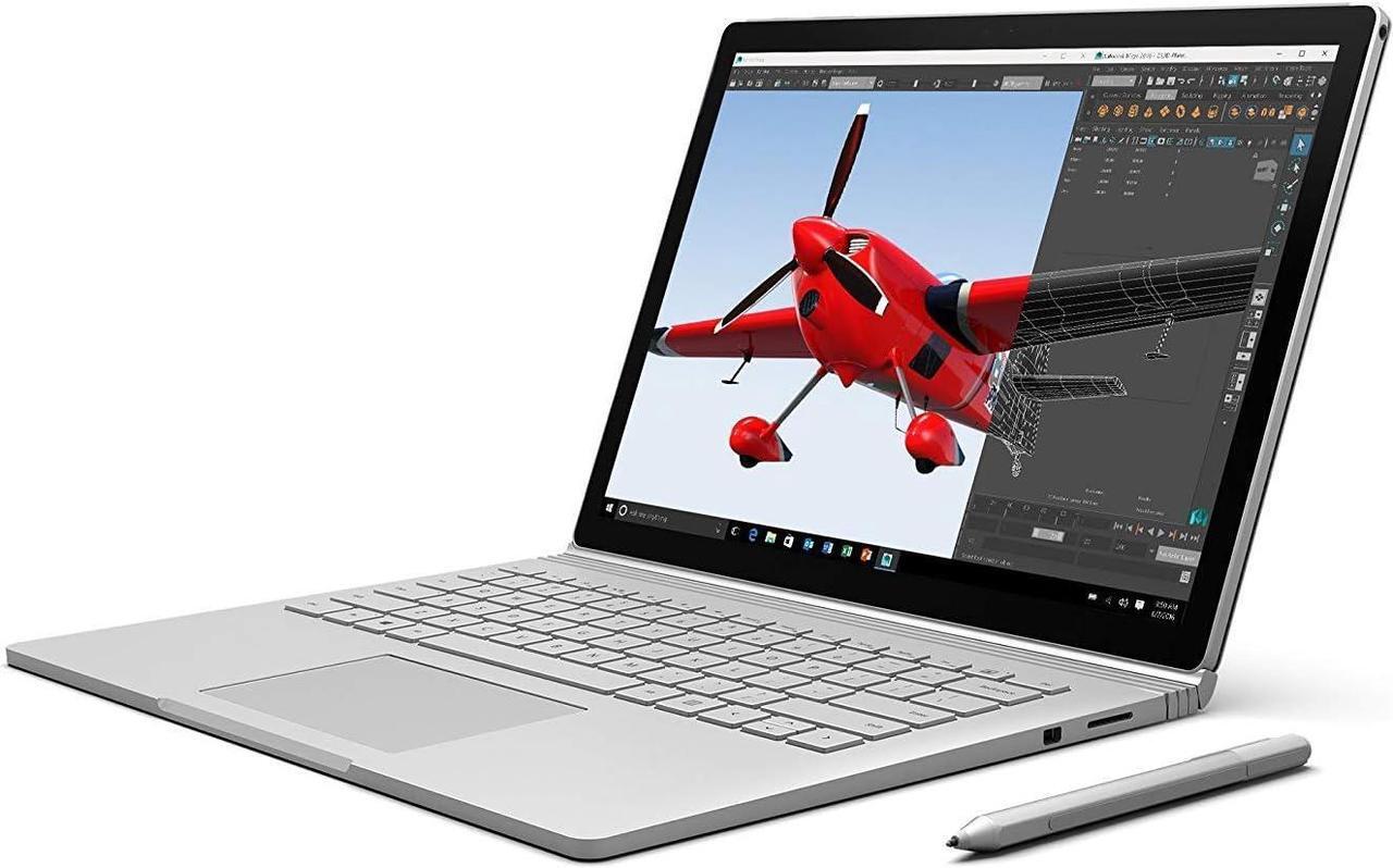 Alt view image 2 of 4 - Microsoft Surface Book CR9-00013 13.5" Touch 8GB 128GB SSD Core i5-6300U 2.4GHz, Silver
