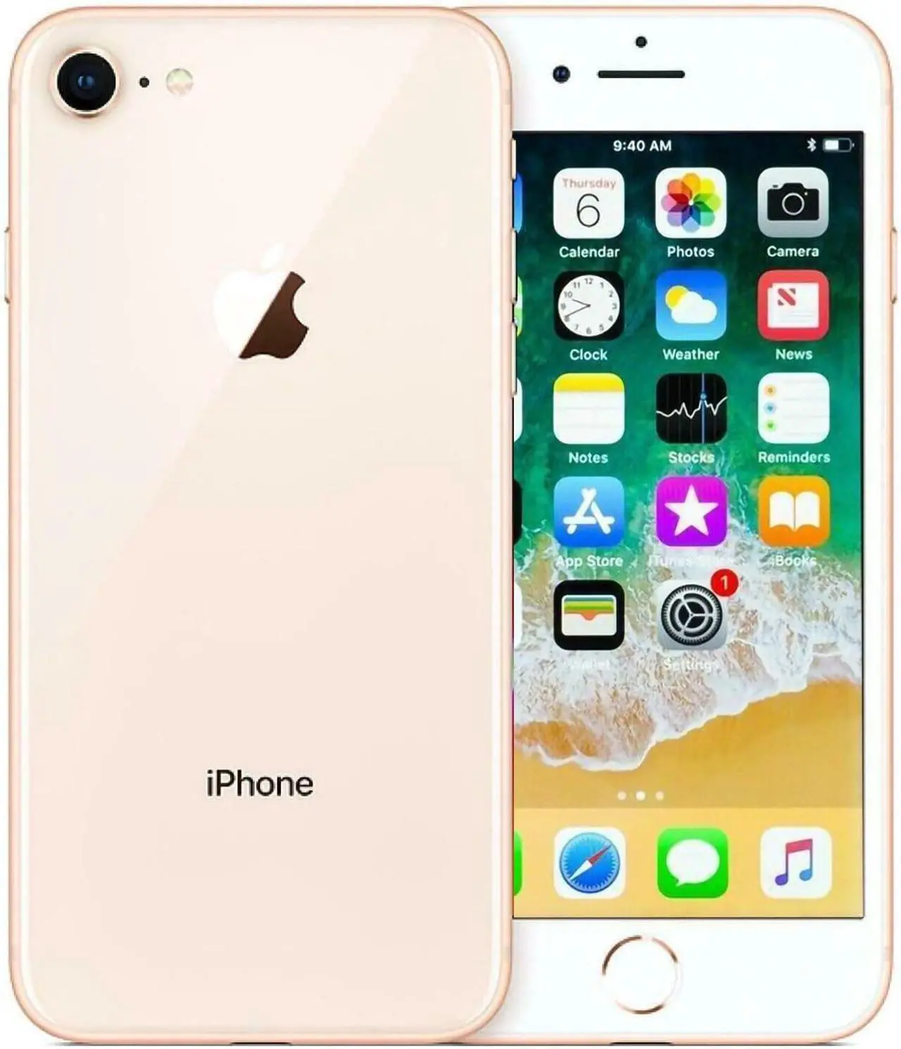 Alt view image 2 of 3 - Apple iPhone 8 64GB (Unlocked) - Grade A - Excellent Condition | Gold
