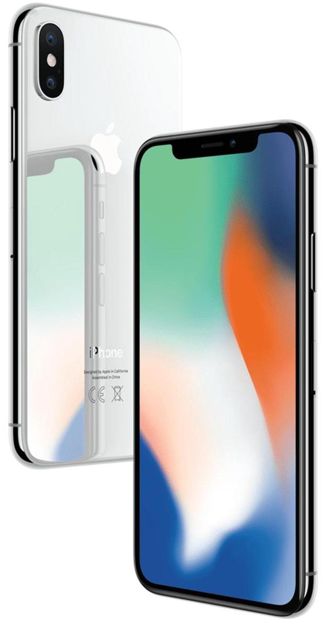 Alt view image 2 of 3 - Apple iPhone X 256GB  Unlocked | Grade A  Excellent Condition | Silver