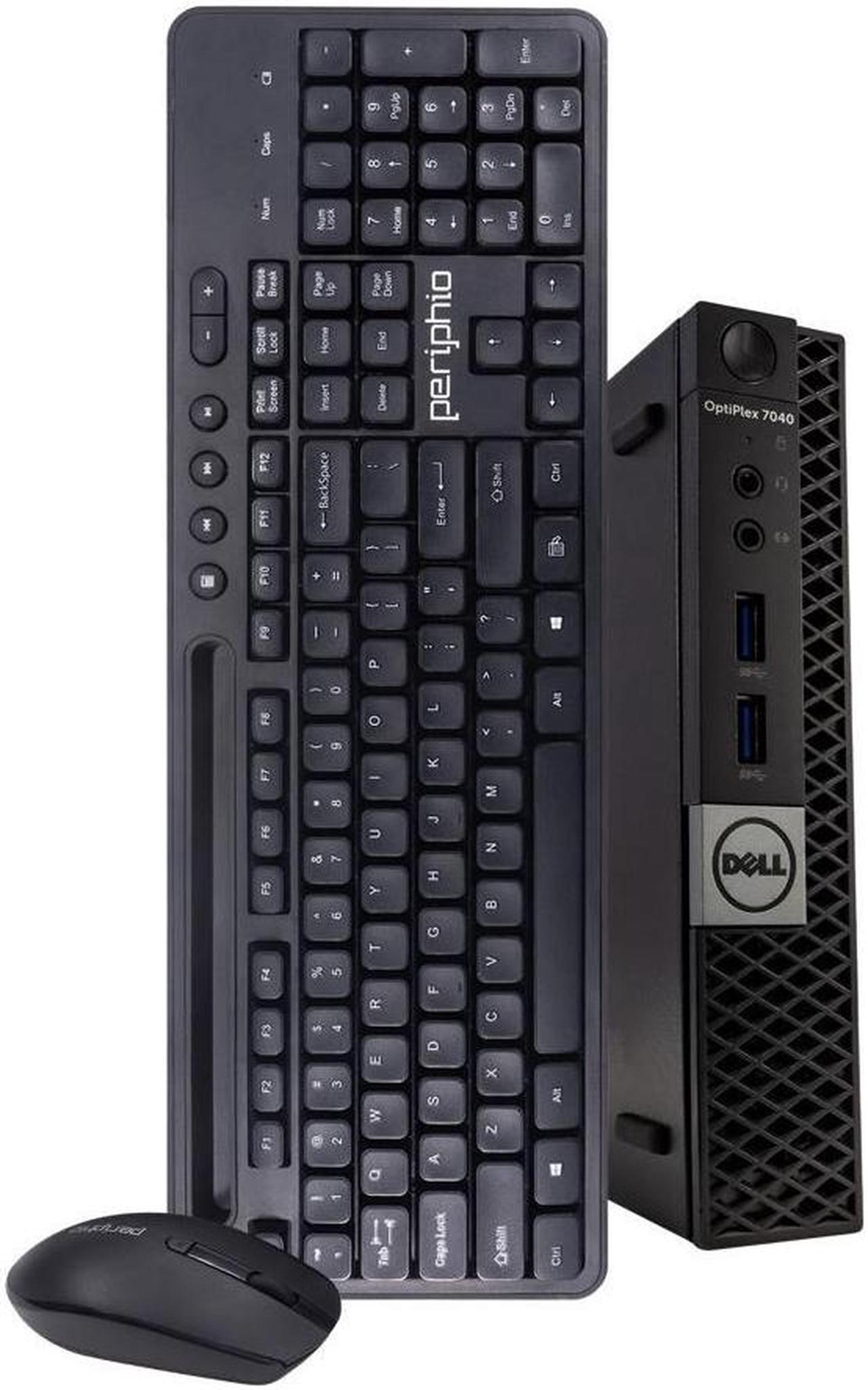 Dell Optiplex 7040 Tiny Form Factor Computer PC, 3.20 GHz Intel i5 Quad Core Gen 6, 16GB DDR4 RAM, 240GB SSD Hard Drive, Windows 10 Professional 64Bit