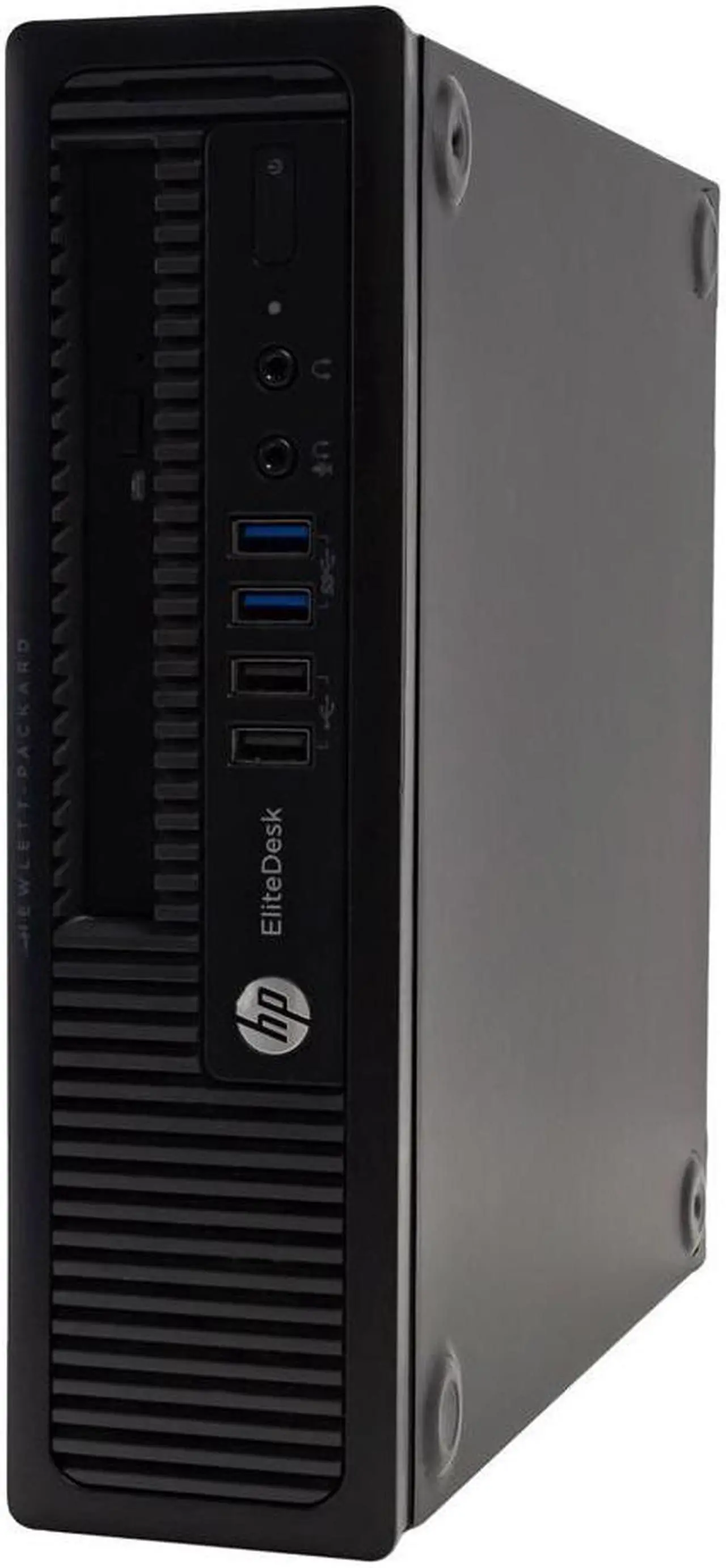 Alt view image 3 of 5 - HP EliteDesk 800 G1 Desktop Ultra Small Business PC Computer, Intel Quad Core i5, 4GB RAM, 500GB Hard Drive, Windows 10 Home, 16GB Flash Drive, Wireless Keyboard & Mouse, WiFi