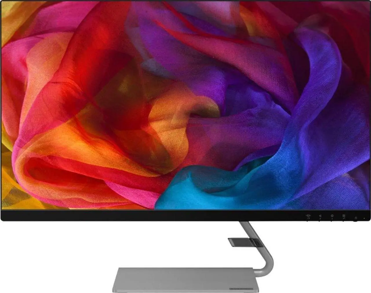 Alt view image 7 of 20 - Lenovo Q27q-10 27" 2560 x 1440p (2K) QHD 75 Hz WLED IPS Monitor w/ AMD FreeSync, 65F4GCC3US
