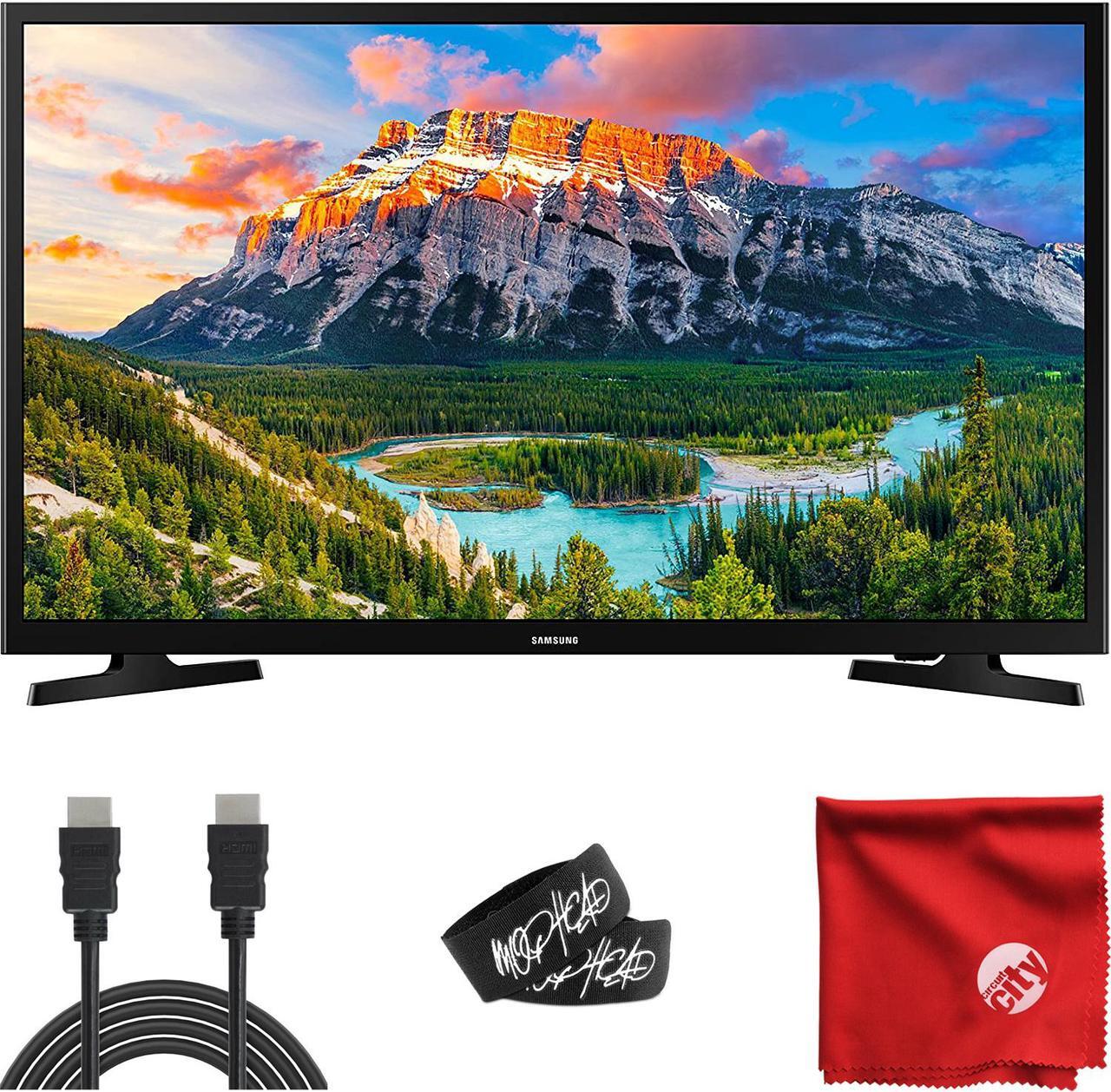 Main image of Samsung 32-Inch Class N5300 1080p Smart Full LED HD TV (UN32N5300AFXZA) Built-in USB, HDMI, Dolby Digital Plus Sound, Wi-Fi Bundle with 6-Feet 4K HDMI Ethernet Cable & Accessories (4 Items)