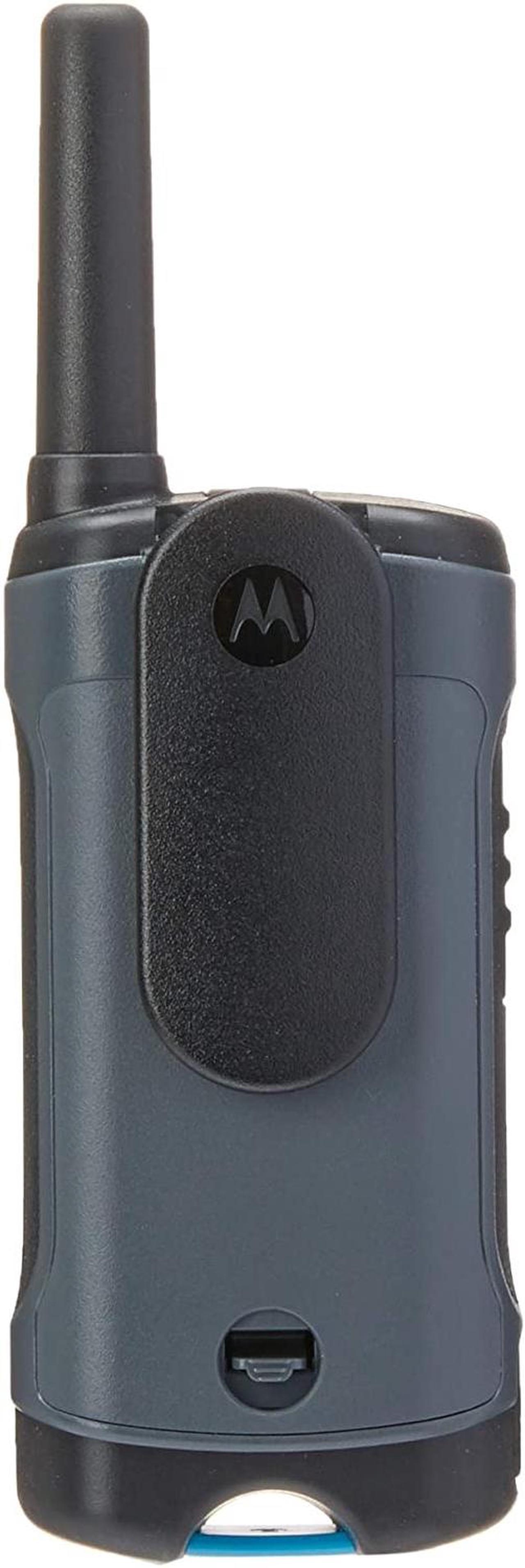 Alt view image 18 of 20 - MOTOROLA T200 Two Way Radio,Gray,NiMh or Alkaline,PK2