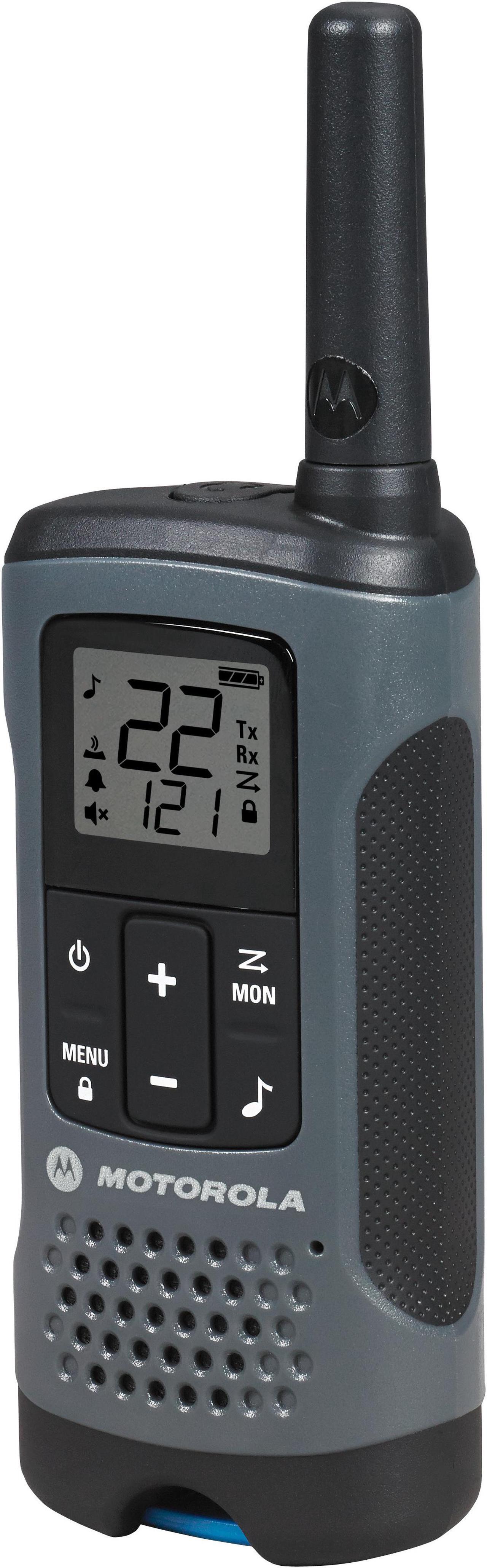 Alt view image 16 of 20 - MOTOROLA T200 Two Way Radio,Gray,NiMh or Alkaline,PK2