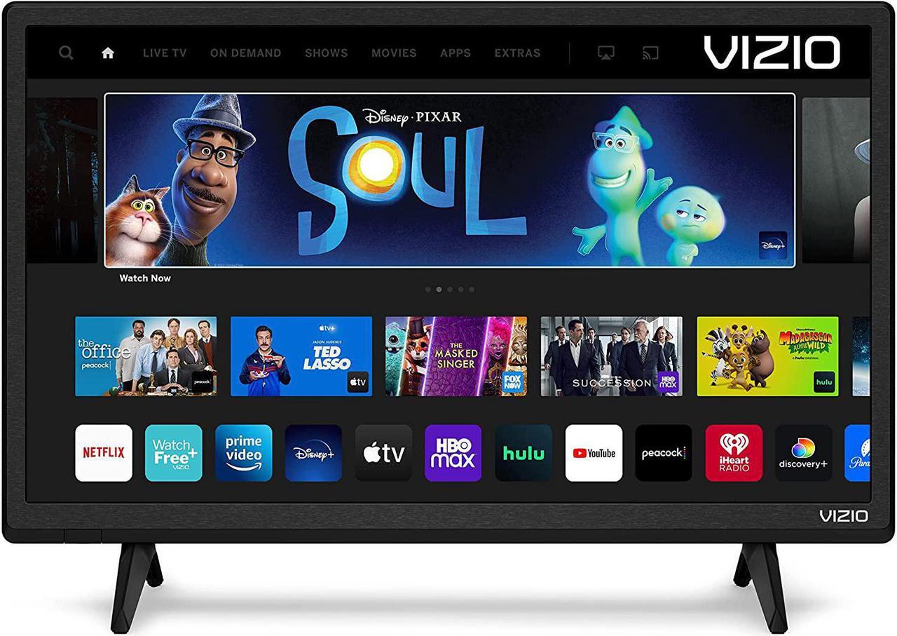Alt view image 8 of 17 - Vizio D24F-J09 24-Inch Widescreen Full HD Smart LED TV - 1920 x 1080 - 16:9 - 60 Hz - FreeSync - IQ Processor - HDMI - Wi-Fi - Black