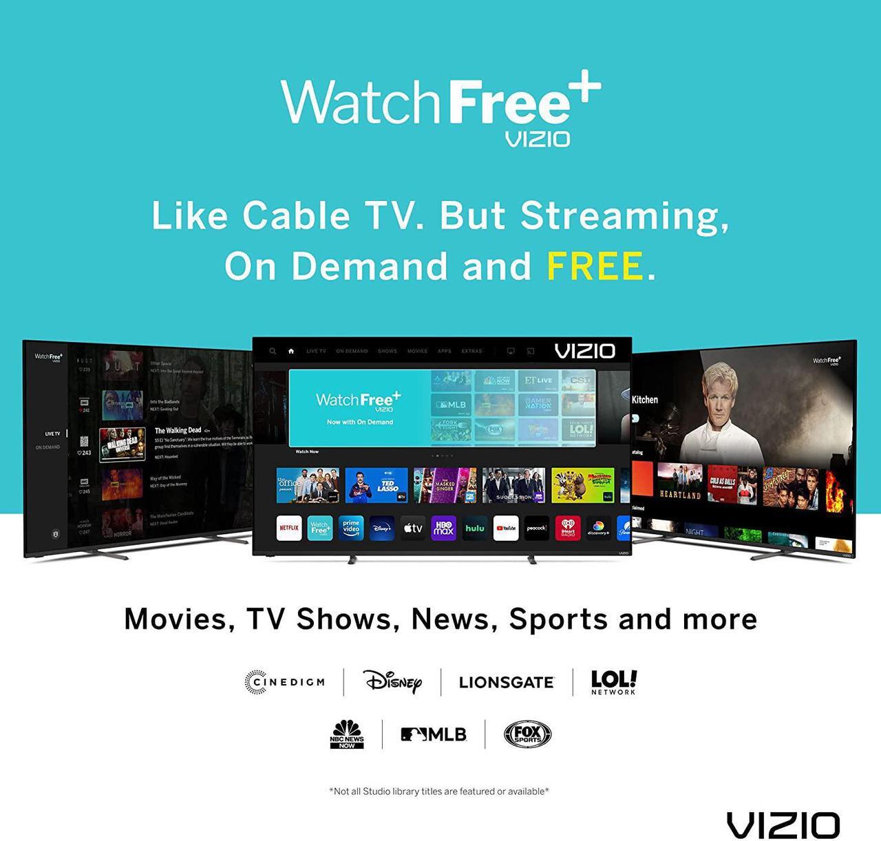 Alt view image 14 of 17 - Vizio D24F-J09 24-Inch Widescreen Full HD Smart LED TV - 1920 x 1080 - 16:9 - 60 Hz - FreeSync - IQ Processor - HDMI - Wi-Fi - Black