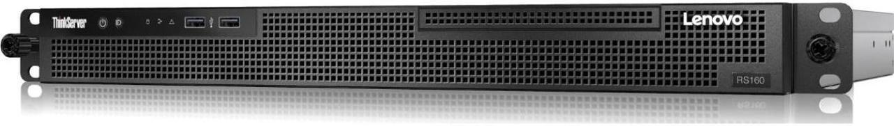Alt view image 4 of 7 - Lenovo ThinkServer RS160 Rack Server System Intel Xeon E3-1220 3 GHz 8GB DDR4 70TG000KUX