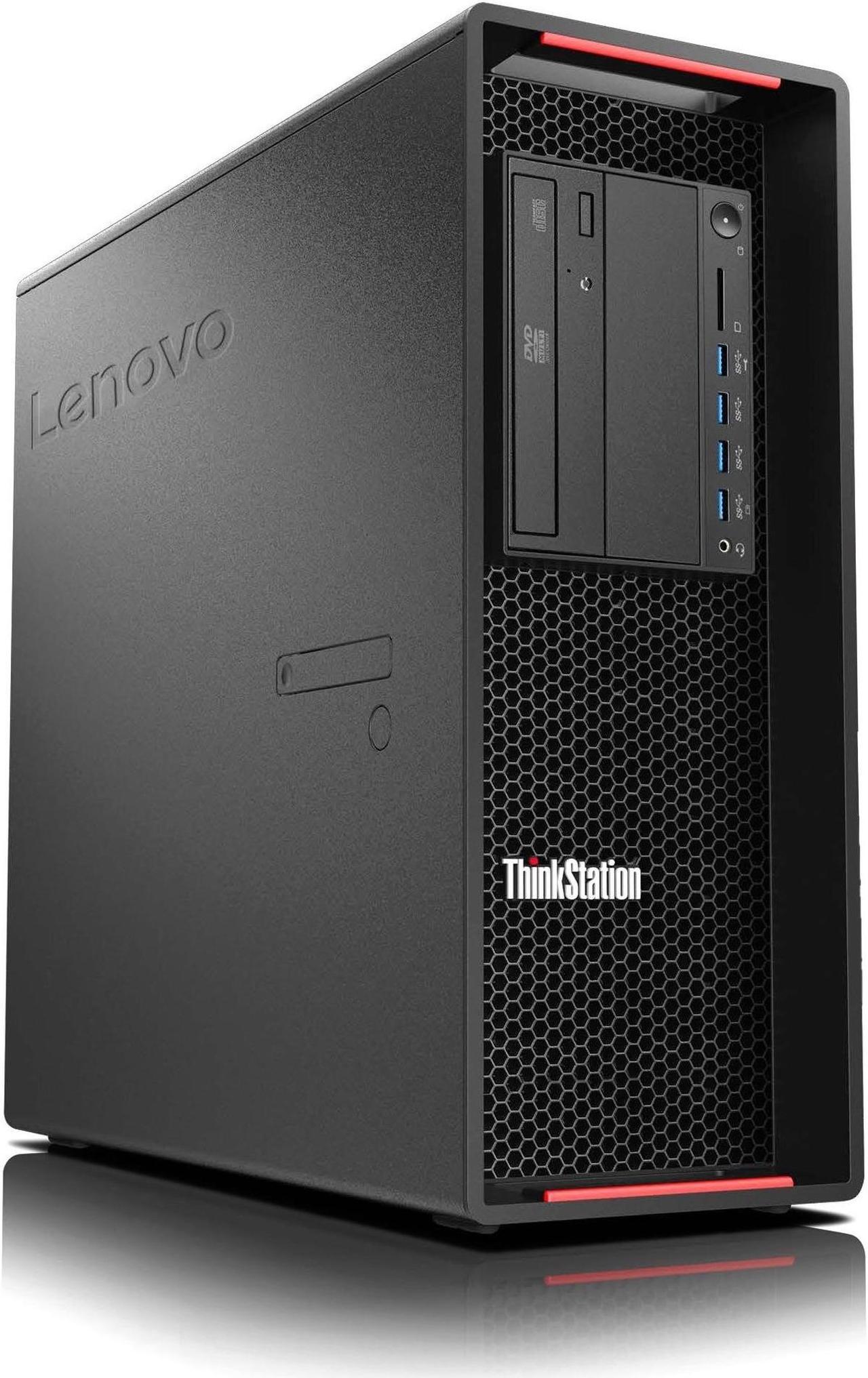 Alt view image 3 of 4 - Lenovo ThinkStation P710 Server System Dual Intel Xeon E5-2620 2.1 GHz 2 x 8GB DDR4 1TB / 256GB SSD Windows 10 DG Windows 7 Pro 64 30B70023US