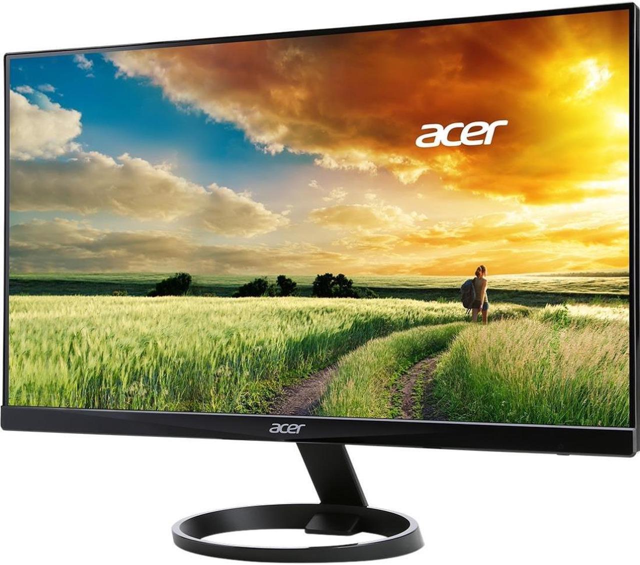 Alt view image 4 of 20 - Acer R Series R240HY Black 23.8" IPS 4ms (GTG) Widescreen LED/LCD 1920 x 1080 FHD, Slim Frameless and Eco Friendly Design, Built-in Speaker, HDMI and USB Type-C