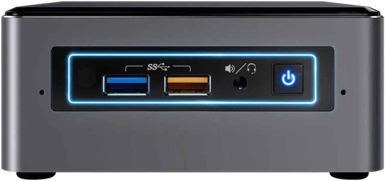 Alt view image 4 of 8 - INTEL NUC 7 HOME MINI PC (NUC7I3BNHXF) - Core i3-7100U, 4 GB RAM, 1 TB HDD, 16 GB Optane, Windows 10 Home