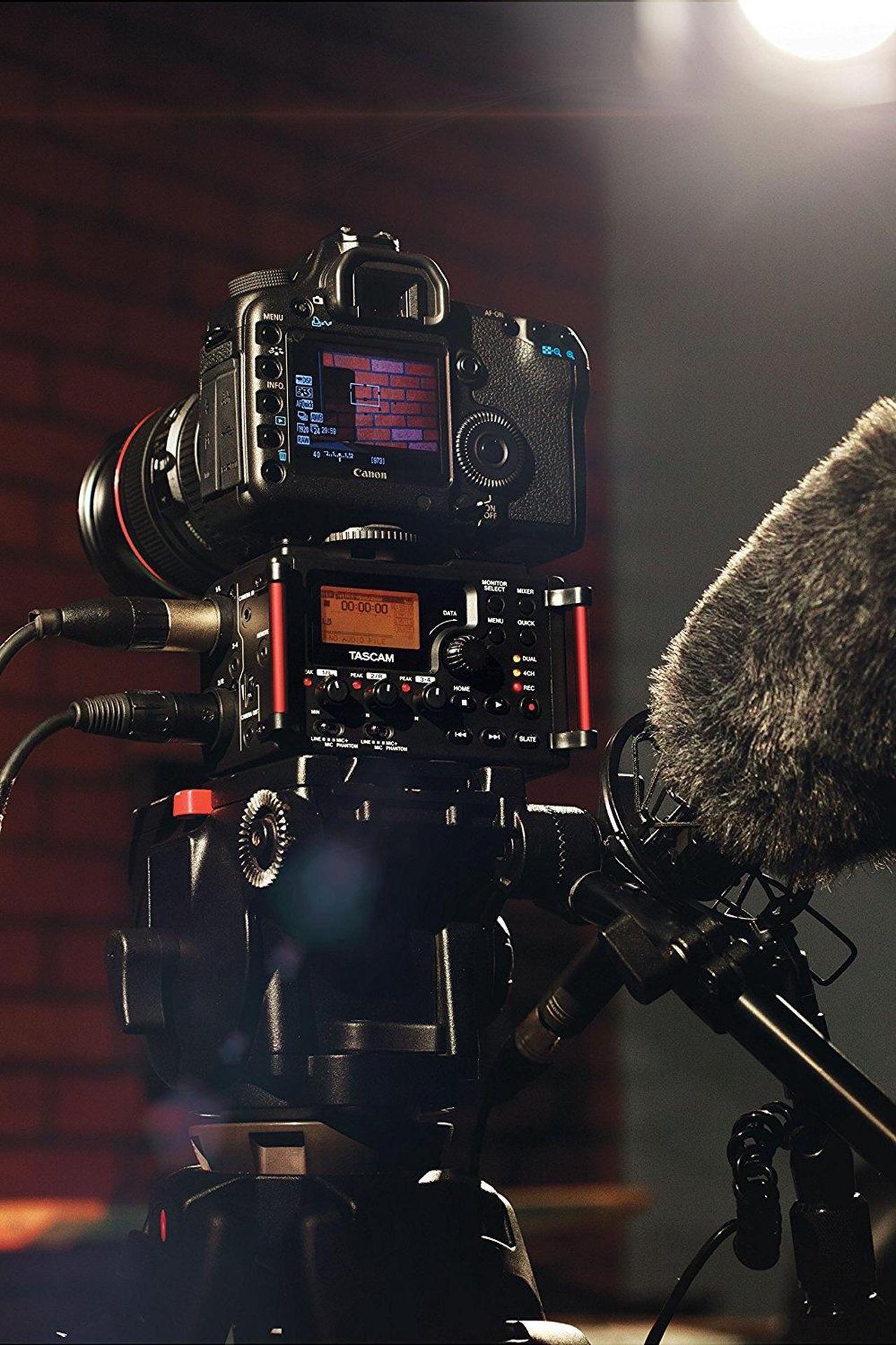 Alt view image 16 of 20 - Tascam DR-60D MKII Portable Recorder for DSLR #DR-60DMKII