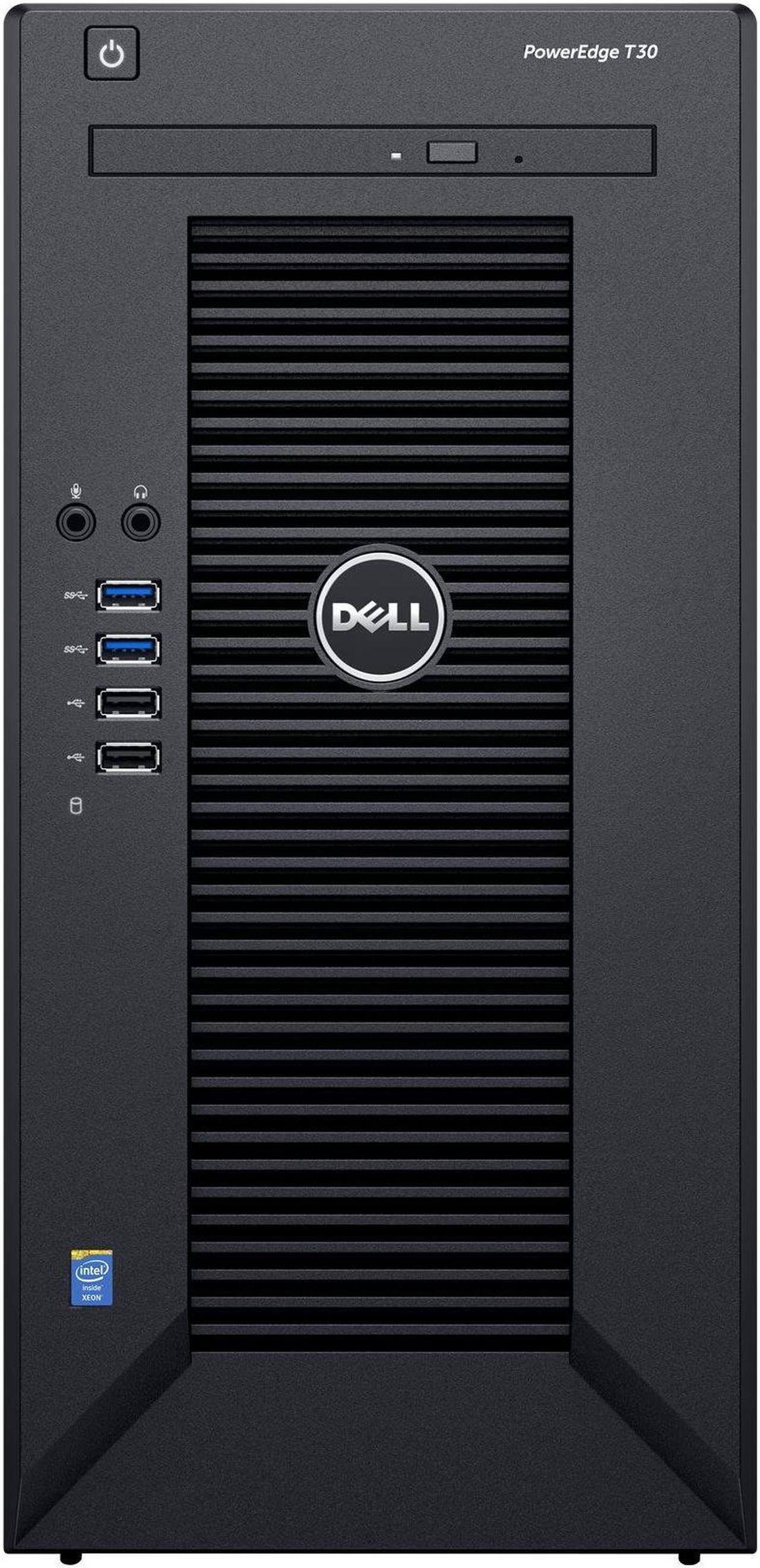 Alt view image 7 of 8 - Dell PowerEdge T30 Mini-tower Server - 1 x Intel Pentium G4400 Dual-core (2 Core) 3.30 GHz - 4 GB Installed DDR4 SDRAM - 1 TB (1 x 1 TB) Serial ATA/600 HDD - Serial ATA/600 Controller - 290 W