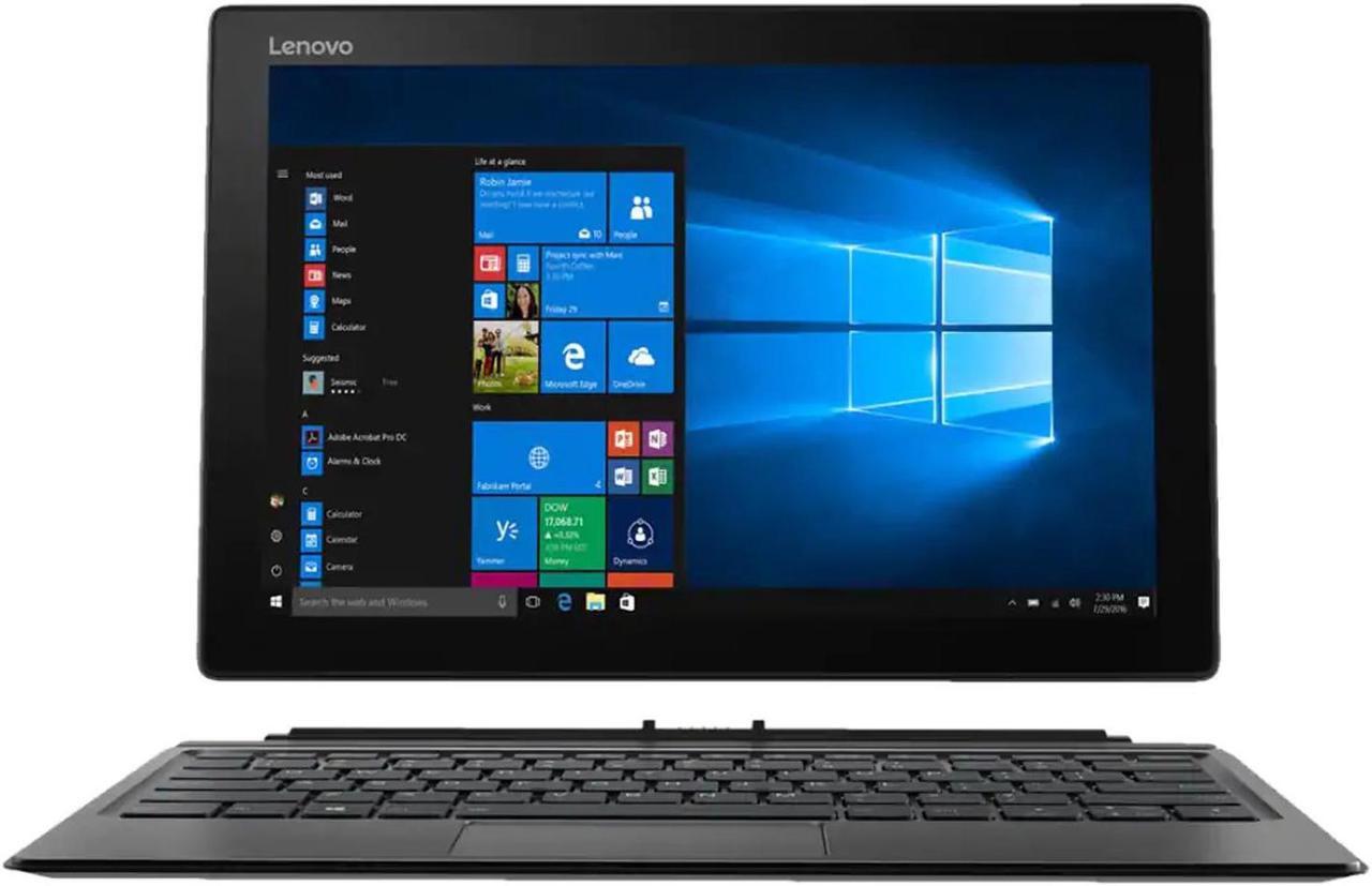 Alt view image 12 of 18 - Lenovo Miix 720 Intel Core i7-7500U 16GB Memory 512 GB SSD Intel HD Graphics 620 12.0" Touch Screen 2880 x 1920 Detachable 2-in-1 Laptop Windows 10 Pro 64-Bit 80VV00CMUS