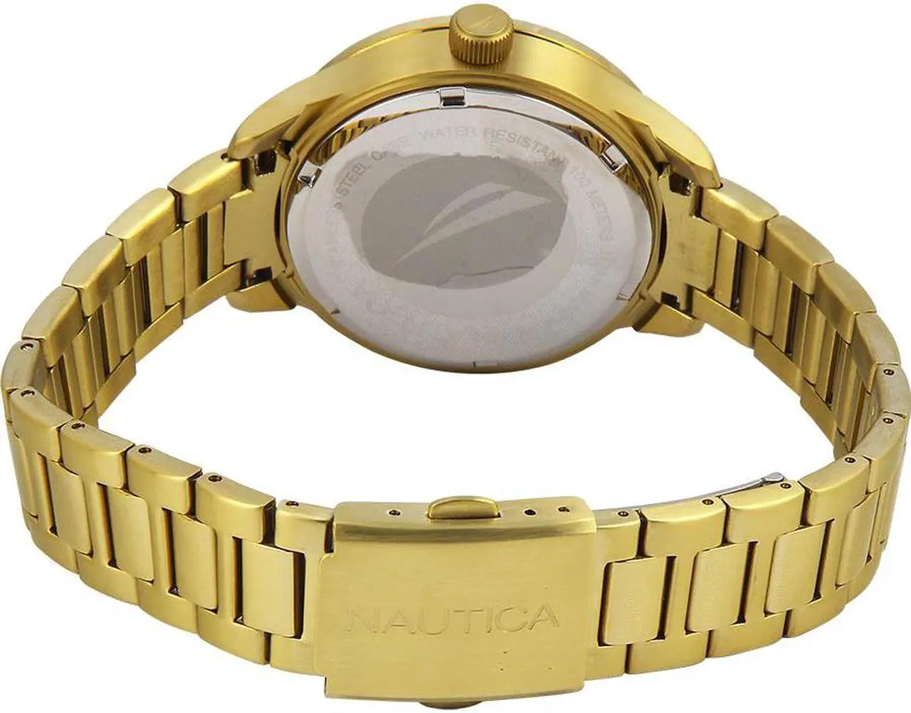 Alt view image 4 of 8 - Nautica Women's Bfd 101 N16661M Gold Stainless-Steel Quartz Watch with Silver Dial