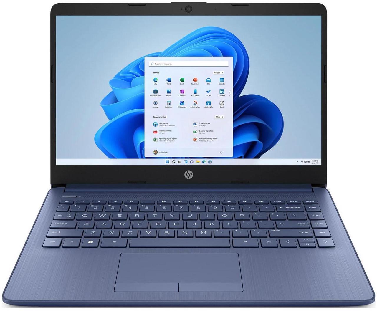 Main image of HP 14-cf2111wm Laptop Celeron N4120 1.1GHz 4GB RAM 64GB SSD 14" HD Windows 11 Home