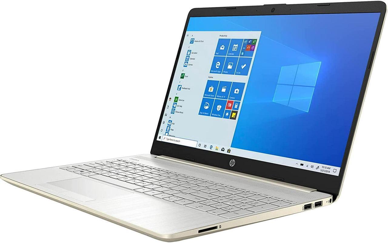 Alt view image 3 of 4 - HP 15-ef2357nr 15.6" FHD Laptop Ryzen 5 5500U 8GB RAM 512GB SSD W11H Pale Gold