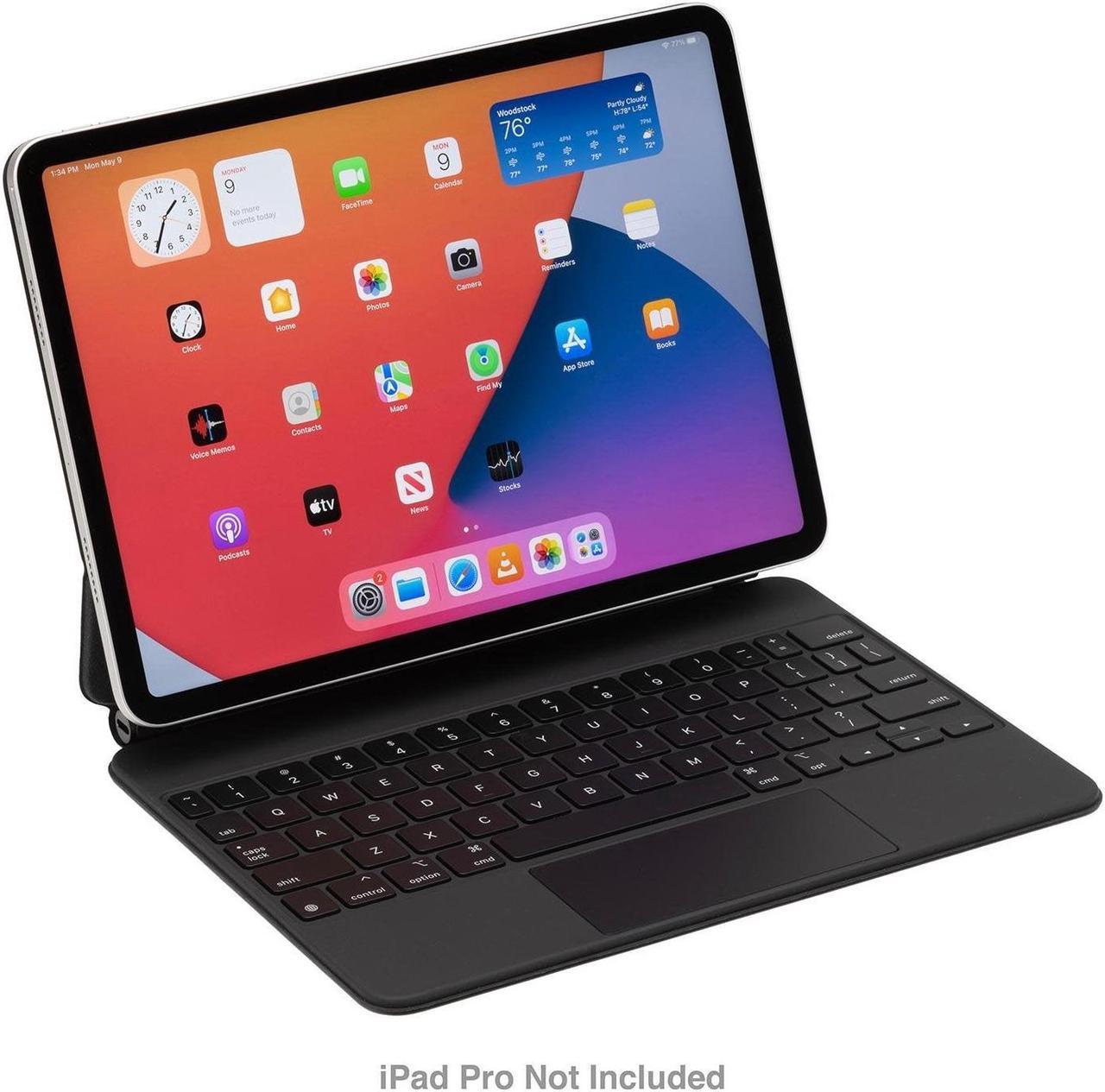 Alt view image 2 of 5 - Apple Magic Keyboard for 11-inch for iPad Pro MXQT2LL/A - Black