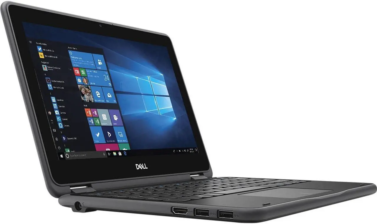 Alt view image 2 of 5 - Dell Latitude 3190 11.6" HD 2-in-1 Touch Laptop Intel N5030 4GB 256GB W10P
