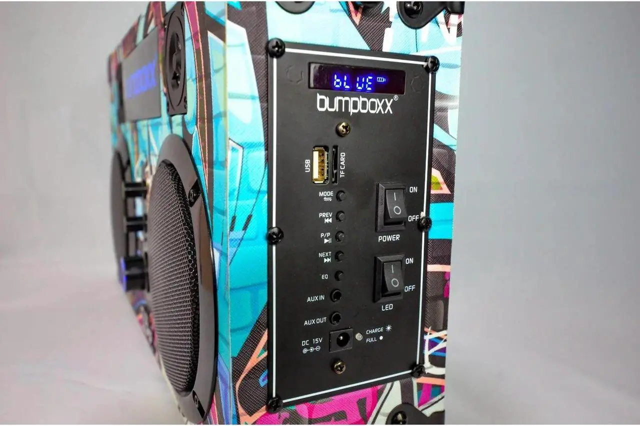 Alt view image 3 of 5 - Bumpboxx Ultra Plus Bluetooth Speaker Boombox with Microphone