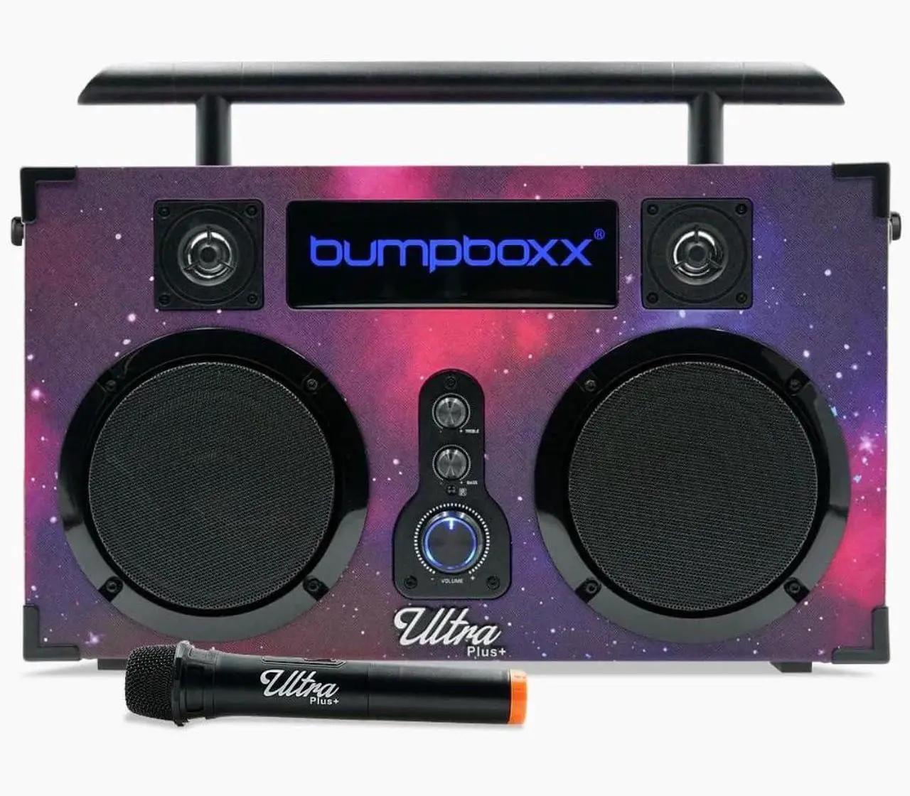 Bumpboxx Ultra Plus Bluetooth Boombox with Microphone - Ultra+ Galaxy