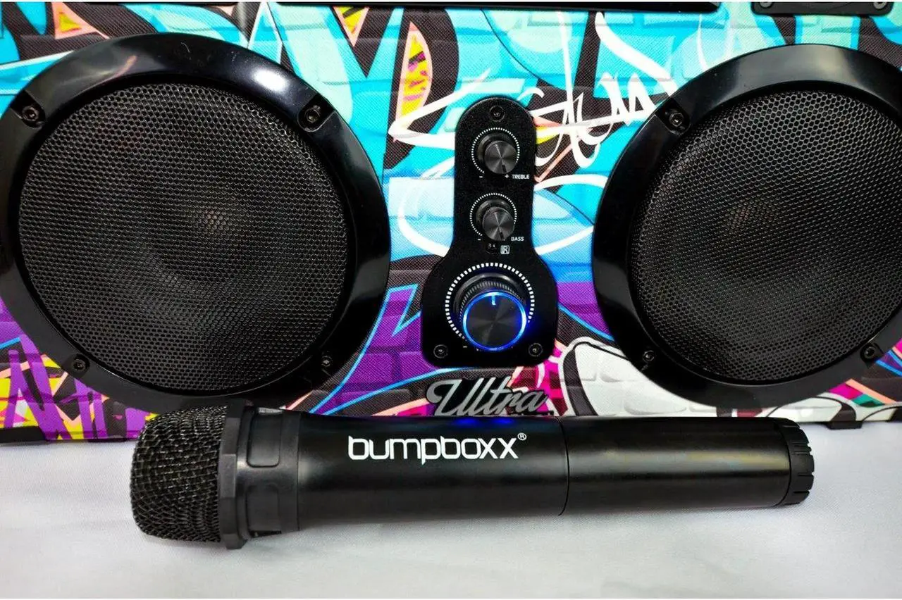 Alt view image 5 of 5 - Bumpboxx Ultra Plus Bluetooth Speaker Boombox with Microphone