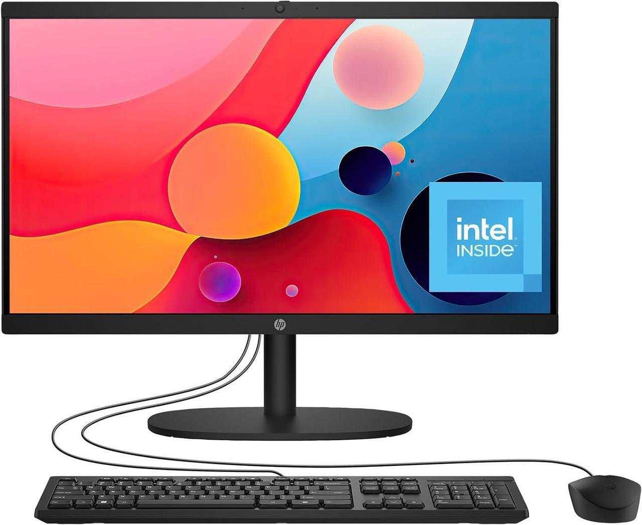 Main image of HP 22-dg0029 21.45" FHD AIO Intel Processor N100 8GB 256GB W11H Black